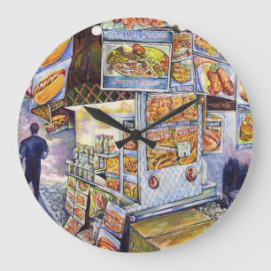 Reloj Redondo Grande Carga de trabajo artística extraordinaria