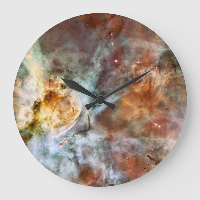Reloj Redondo Grande Carina Nebula Wall Clock (Anverso)