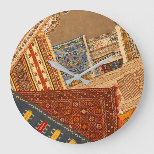 Reloj Redondo Grande Carpet Collage Close Up (Anverso)
