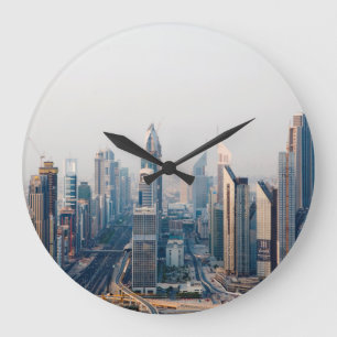 Reloj Redondo Grande Carretera Sheikh Zayed
