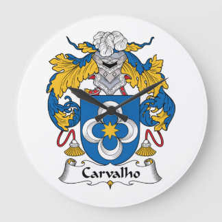 Reloj Redondo Grande Carvalho Family Crest