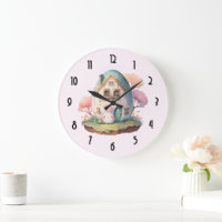 Casa con forma de conejo y huevo rosa estilo Kawai