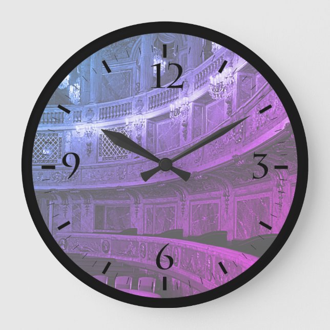 Reloj Redondo Grande Casa de ópera del palacio Versailles (Anverso)