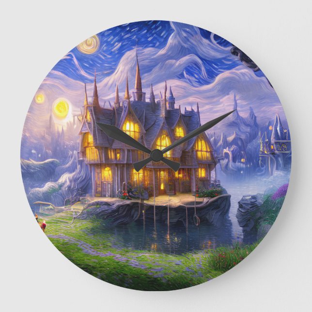 Reloj Redondo Grande Casa del lago (Anverso)
