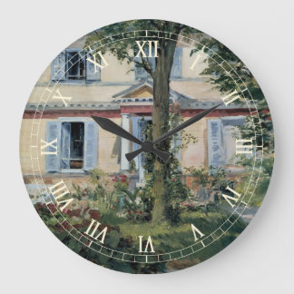 Reloj Redondo Grande Casa en Rueil de Edouard Manet, Arte Antiguo Fino