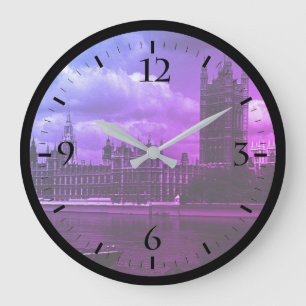 Reloj Redondo Grande Casas parlamentarias de Inglaterra antigua Londres