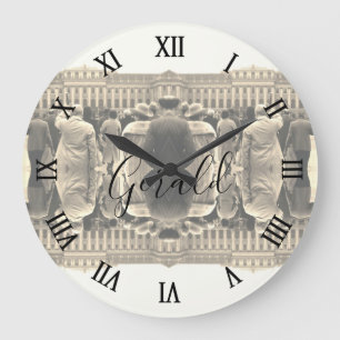 Reloj Redondo Grande Casas Vintage Austria Viena Schonbrunn