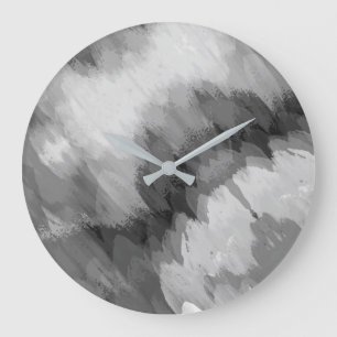 Reloj Redondo Grande Cascada acuática, naturaleza 3