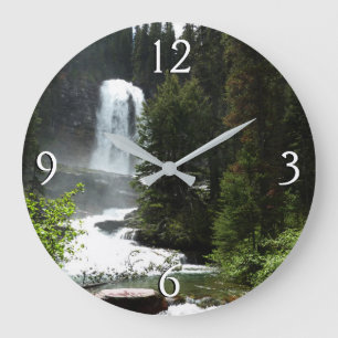 Reloj Redondo Grande Cascadas de Virginia en el Parque Nacional Glacier