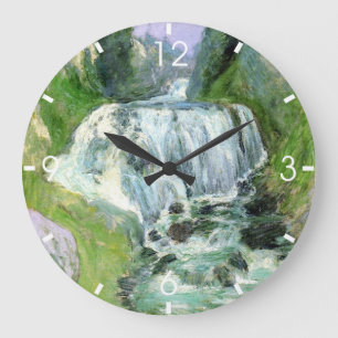 Reloj Redondo Grande Cascades Waterfall (J.H. Twachtman)