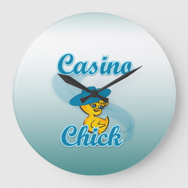 Reloj Redondo Grande Casino Chick #3 (Anverso)