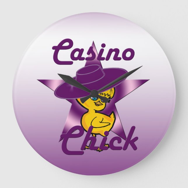 Reloj Redondo Grande Casino Chick #9 (Anverso)