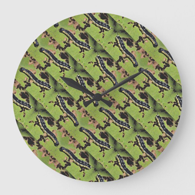 Reloj Redondo Grande Catalpa Worms Camo Catfish (Anverso)