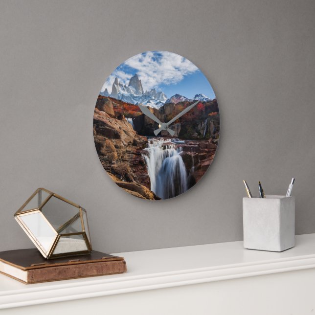 Reloj Redondo Grande Cataratas | Montaña Fitz Roy, Argentina (Oficina)
