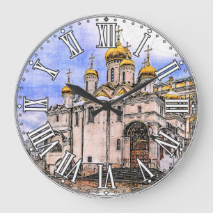 Reloj Redondo Grande Catedral de la Anunciación. Kremlin de Moscú. Ru