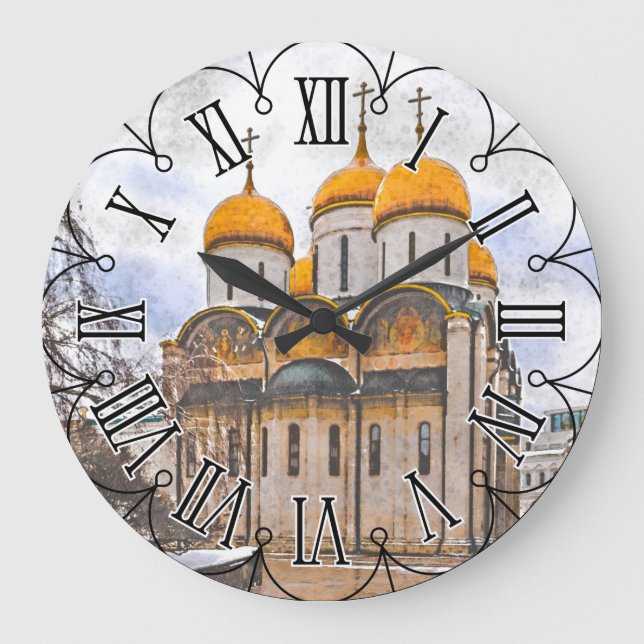 Reloj Redondo Grande Catedral de la Asunción. Kremlin de Moscú. Rusia. (Anverso)