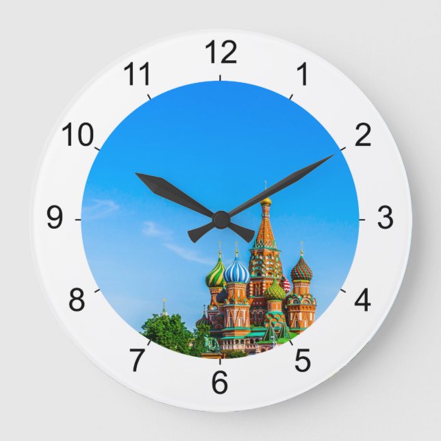 Reloj Redondo Grande Catedral de San Basil (Anverso)
