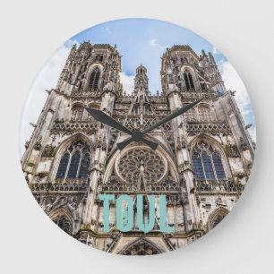 Reloj Redondo Grande Catedral de St. Etienne regalo de Francia