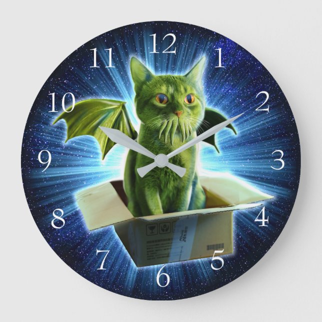 Reloj Redondo Grande Cathulhu (Anverso)