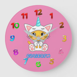 Reloj Redondo Grande Caticorn