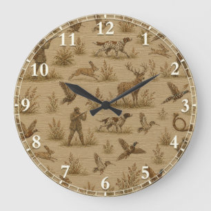 Reloj Redondo Grande Caza, cazador, Caza