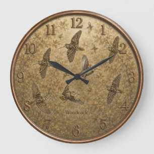 Reloj Redondo Grande Caza de chochas