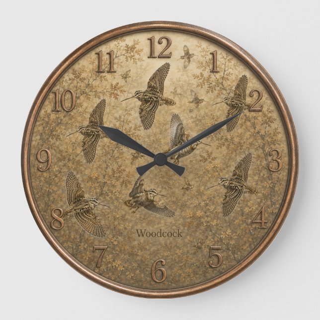 Reloj Redondo Grande Caza de chochas  (Anverso)