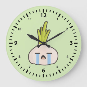 Reloj Redondo Grande Cebolla de Kawaii