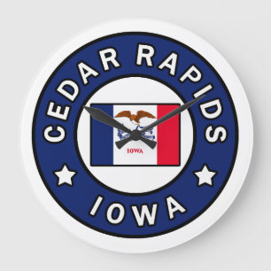 Reloj Redondo Grande Cedar Rapids Iowa
