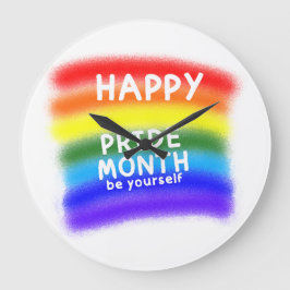 Reloj Redondo Grande Celebra ser tú mismo