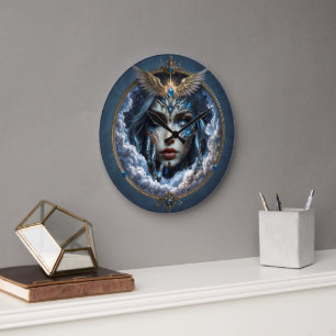 Reloj Redondo Grande Celestia – Guardiana del Cielo Infinito.