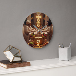 Reloj Redondo Grande Cena H