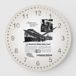 Reloj Redondo Grande Centenario del ferrocarril de Lackawanna 1951