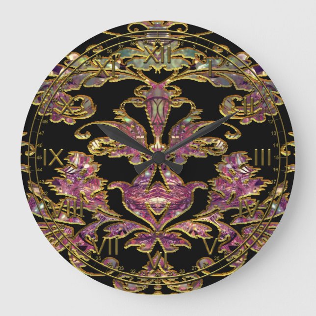 Reloj Redondo Grande Chambault Akros Damask (Anverso)