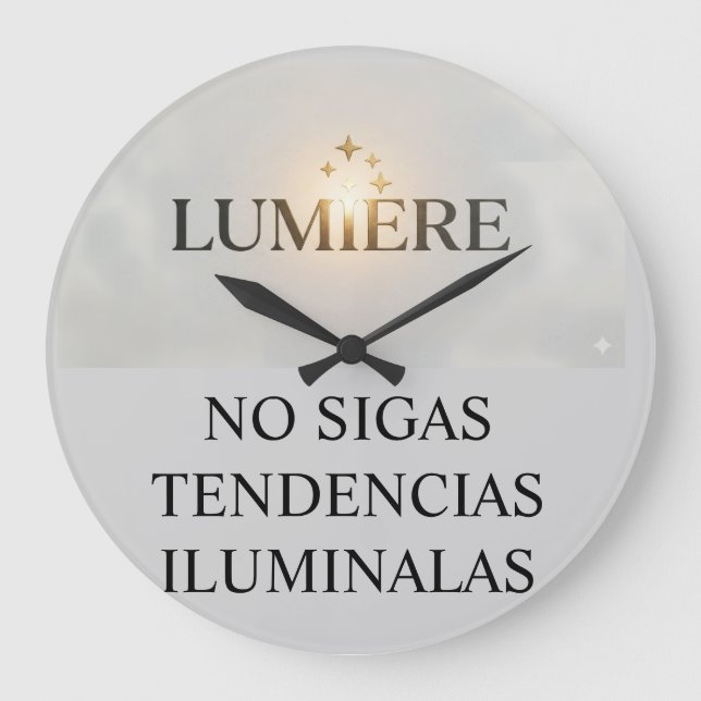 RELOJ REDONDO GRANDE CHAQUETA VAQUERA  (Anverso)