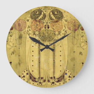 Reloj Redondo Grande Charles Rennie MackMacintosh - The Wassail