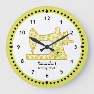 Reloj Redondo Grande Chartreuse Paisley Sembradora grande