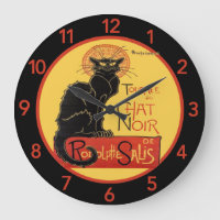 Chat Noir grande reloj