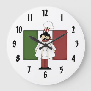 Reloj Redondo Grande Chef italiano nº 1
