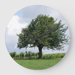 Reloj Redondo Grande Cherry Tree In Summer