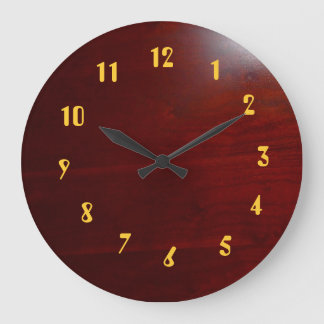 Reloj Redondo Grande Cherry wood