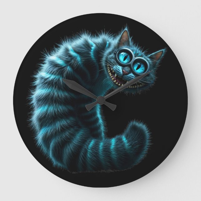 Reloj Redondo Grande Cheshire Cat (Anverso)