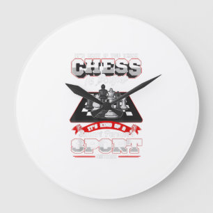 Reloj Redondo Grande Chess Funny Cita Humor Sayings
