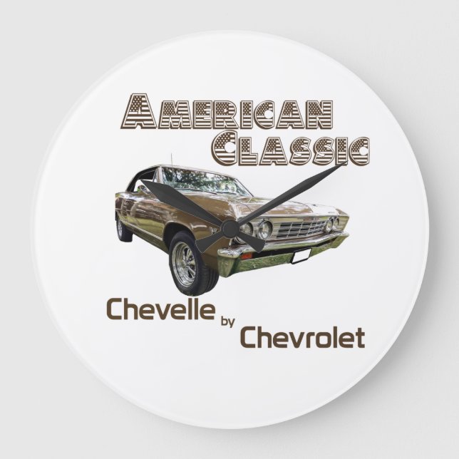 Reloj Redondo Grande Chevelle by Chevrolet 1967 (Anverso)