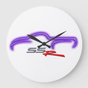 Reloj Redondo Grande Chevy SSR - Ultra Violet Wall Clock/Large