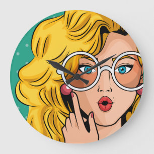 Reloj Redondo Grande Chica #1