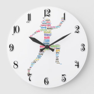 Reloj Redondo Grande Chica de fitness