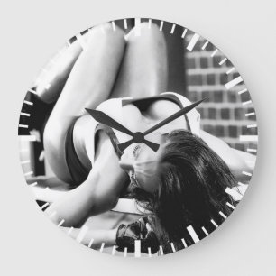 Reloj Redondo Grande Chica femenino caliente de la aptitud