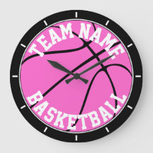 Chicas Personalizado Rosado de Baloncesto Nombre o