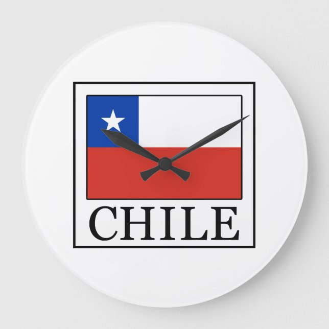 Reloj Redondo Grande Chile (Anverso)